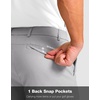 image:imageG Gradual Mens Golf Shorts with 4 Pockets 11 Inseam Stretch Quick Dry Casual Work Dress Shorts for MenBright Grey