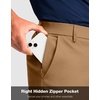 image:imageG Gradual Mens Golf Shorts with 4 Pockets 11 Inseam Stretch Quick Dry Casual Work Dress Shorts for MenDark Khaki