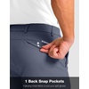 image:imageG Gradual Mens Golf Shorts with 4 Pockets 11 Inseam Stretch Quick Dry Casual Work Dress Shorts for MenDusty Blue