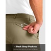 image:imageG Gradual Mens Golf Shorts with 4 Pockets 11 Inseam Stretch Quick Dry Casual Work Dress Shorts for MenDusty Khaki
