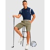 image:imageG Gradual Mens Golf Shorts with 4 Pockets 11 Inseam Stretch Quick Dry Casual Work Dress Shorts for MenDusty Khaki