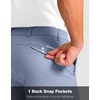 image:imageG Gradual Mens Golf Shorts with 4 Pockets 11 Inseam Stretch Quick Dry Casual Work Dress Shorts for MenIce Blue