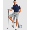 image:imageG Gradual Mens Golf Shorts with 4 Pockets 11 Inseam Stretch Quick Dry Casual Work Dress Shorts for MenLight Grey