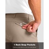 image:imageG Gradual Mens Golf Shorts with 4 Pockets 11 Inseam Stretch Quick Dry Casual Work Dress Shorts for MenMineral Brown