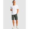 image:imageG Gradual Mens Golf Shorts with 4 Pockets 11 Inseam Stretch Quick Dry Casual Work Dress Shorts for MenSage Green