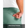 image:imageG Gradual Mens Golf Shorts with 4 Pockets 11 Inseam Stretch Quick Dry Casual Work Dress Shorts for MenViridian Green