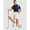 image:imageG Gradual Mens Golf Shorts with 4 Pockets 11 Inseam Stretch Quick Dry Casual Work Dress Shorts for MenWbeige