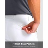 image:imageG Gradual Mens Golf Shorts with 4 Pockets 11 Inseam Stretch Quick Dry Casual Work Dress Shorts for MenWhite