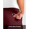 image:imageG Gradual Mens Golf Shorts with 4 Pockets 11 Inseam Stretch Quick Dry Casual Work Dress Shorts for MenWine