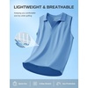image:imageG Gradual Womens Sleeveless Golf Polo ShirtsBlue Heather