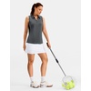 image:imageG Gradual Womens Sleeveless Golf Polo ShirtsCharcoal