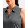 image:imageG Gradual Womens Sleeveless Golf Polo ShirtsCharcoal
