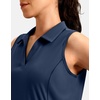 image:imageG Gradual Womens Sleeveless Golf Polo ShirtsNavy
