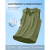 image:imageG Gradual Womens Sleeveless Golf Polo ShirtsOlive