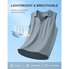 image:imageG Gradual Womens Sleeveless Golf Polo ShirtsSage Grey Heather