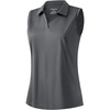 image:imageG Gradual Womens Sleeveless Golf Polo ShirtsCharcoal
