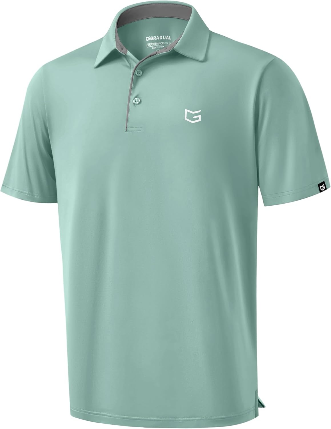 image:imageMens Golf Shirt Dry Fit Short Sleeve Polos Athletic Polo Shirts for Men  Moisture Wicking CoolTouch 4Way Stretch UPF50 Contrast Collar Tagless Comfort for Tennis Pickleball Active CasualJasmine Green