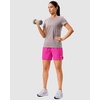 image:imageG Gradual 57 Athletic Running Shorts for Women with 2 Zipper Pockets  Lightweight Quick Dry Breathable Wellfitting Workout Gym Walking Summer Dolphin Hem Builtin LinerRose