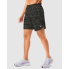 image:imageG Gradual 57 Athletic Running Shorts for Women with 2 Zipper Pockets  Lightweight Quick Dry Breathable Wellfitting Workout Gym Walking Summer Dolphin Hem Builtin LinerGreen Camo