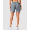 image:imageG Gradual 57 Athletic Running Shorts for Women with 2 Zipper Pockets  Lightweight Quick Dry Breathable Wellfitting Workout Gym Walking Summer Dolphin Hem Builtin LinerLight Grey