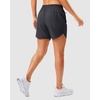 image:imageG Gradual 57 Athletic Running Shorts for Women with 2 Zipper Pockets  Lightweight Quick Dry Breathable Wellfitting Workout Gym Walking Summer Dolphin Hem Builtin LinerDark Grey
