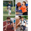 image:imageG Gradual Boys Athletic Shirts Dry Fit Kids UPF 50 Rash Guard Swim TShirts Short Sleeve Baseball Undershirt for KidsA White