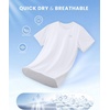 image:imageG Gradual Boys Athletic Shirts Dry Fit Kids UPF 50 Rash Guard Swim TShirts Short Sleeve Baseball Undershirt for KidsA White