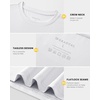 image:imageG Gradual Boys Athletic Shirts Dry Fit Kids UPF 50 Rash Guard Swim TShirts Short Sleeve Baseball Undershirt for KidsA White