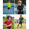 image:imageG Gradual Boys Athletic Shirts Dry Fit Kids UPF 50 Rash Guard Swim TShirts Short Sleeve Baseball Undershirt for KidsBlack
