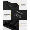 image:imageG Gradual Boys Athletic Shirts Dry Fit Kids UPF 50 Rash Guard Swim TShirts Short Sleeve Baseball Undershirt for KidsBlack