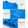 image:imageG Gradual Boys Athletic Shirts Dry Fit Kids UPF 50 Rash Guard Swim TShirts Short Sleeve Baseball Undershirt for KidsBrilliant Blue
