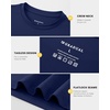 image:imageG Gradual Boys Athletic Shirts Dry Fit Kids UPF 50 Rash Guard Swim TShirts Short Sleeve Baseball Undershirt for KidsDark Blue