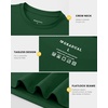 image:imageG Gradual Boys Athletic Shirts Dry Fit Kids UPF 50 Rash Guard Swim TShirts Short Sleeve Baseball Undershirt for KidsForest Green