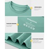 image:imageG Gradual Boys Athletic Shirts Dry Fit Kids UPF 50 Rash Guard Swim TShirts Short Sleeve Baseball Undershirt for KidsJasmine Green