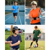 image:imageG Gradual Boys Athletic Shirts Dry Fit Kids UPF 50 Rash Guard Swim TShirts Short Sleeve Baseball Undershirt for KidsNeon Orange