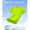image:imageG Gradual Boys Athletic Shirts Dry Fit Kids UPF 50 Rash Guard Swim TShirts Short Sleeve Baseball Undershirt for KidsNeon Yellow