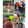 image:imageG Gradual Boys Athletic Shirts Dry Fit Kids UPF 50 Rash Guard Swim TShirts Short Sleeve Baseball Undershirt for KidsNeon Yellow