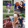 image:imageG Gradual Boys Athletic Shirts Dry Fit Kids UPF 50 Rash Guard Swim TShirts Short Sleeve Baseball Undershirt for KidsPurple