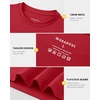 image:imageG Gradual Boys Athletic Shirts Dry Fit Kids UPF 50 Rash Guard Swim TShirts Short Sleeve Baseball Undershirt for KidsRed
