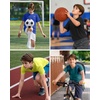 image:imageG Gradual Boys Athletic Shirts Dry Fit Kids UPF 50 Rash Guard Swim TShirts Short Sleeve Baseball Undershirt for KidsRoyal Blue