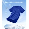 image:imageG Gradual Boys Athletic Shirts Dry Fit Kids UPF 50 Rash Guard Swim TShirts Short Sleeve Baseball Undershirt for KidsRoyal Blue