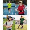 image:imageG Gradual Boys Athletic Shirts Dry Fit Kids UPF 50 Rash Guard Swim TShirts Short Sleeve Baseball Undershirt for KidsSilver