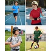 image:imageG Gradual Boys Athletic Shirts Dry Fit Kids UPF 50 Rash Guard Swim TShirts Short Sleeve Baseball Undershirt for KidsSilver Camo