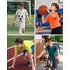 image:imageG Gradual Boys Athletic Shirts Dry Fit Kids UPF 50 Rash Guard Swim TShirts Short Sleeve Baseball Undershirt for KidsTeal