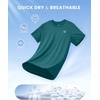 image:imageG Gradual Boys Athletic Shirts Dry Fit Kids UPF 50 Rash Guard Swim TShirts Short Sleeve Baseball Undershirt for KidsTeal