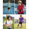 image:imageG Gradual Boys Athletic Shirts Dry Fit Kids UPF 50 Rash Guard Swim TShirts Short Sleeve Baseball Undershirt for KidsWhite Camo