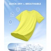image:imageG Gradual Boys Athletic Shirts Dry Fit Kids UPF 50 Rash Guard Swim TShirts Short Sleeve Baseball Undershirt for KidsYellow