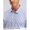 image:imageG Gradual Mens Golf Shirt Short Sleeve Print Polo Shirts for Men  Dry Fit Breathable Lightweight Stretchy Soft Moisture Wicking Comfort Collared CasualCirclegeometric