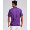 image:imageG Gradual Mens Golf Shirt Short Sleeve Print Polo Shirts for Men  Dry Fit Breathable Lightweight Stretchy Soft Moisture Wicking Comfort Collared CasualRosepinkoxhead