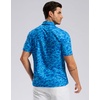image:imageG Gradual Mens Golf Shirt Short Sleeve Print Polo Shirts for Men  Dry Fit Breathable Lightweight Stretchy Soft Moisture Wicking Comfort Collared CasualBlue Sea Wave